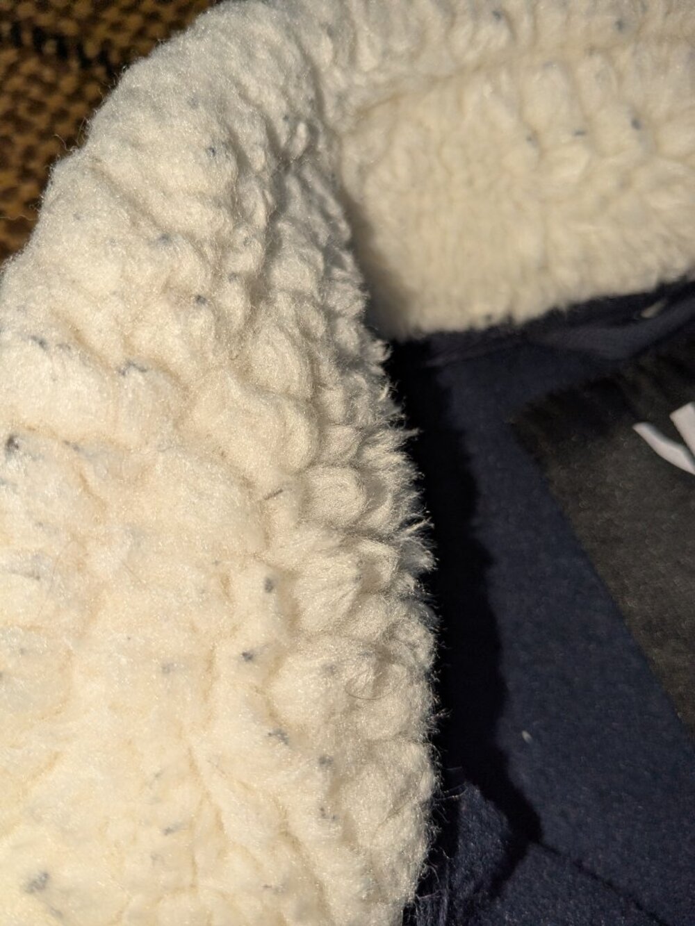 Onepiece Norway Navy Blue Fleece Jumpsuit Medium Sherpa Collar Mens Lounge Zip - Picture 10 of 16